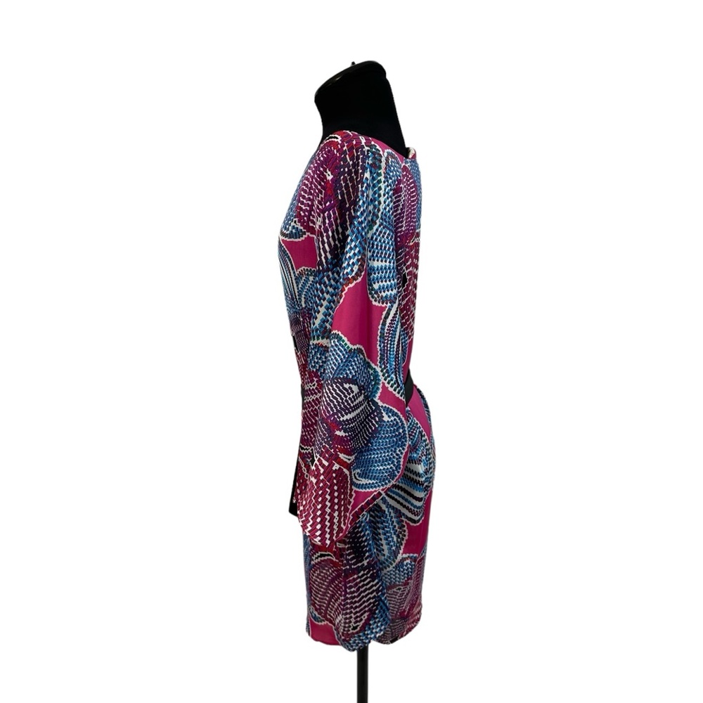 EUC Laundry by Shelli Segal Pink & Blue Dress | Size XL - Picture 6 of 10